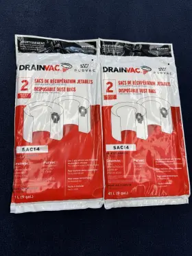 SAC14 DRAINVAC Fill Paper Allergy Bags