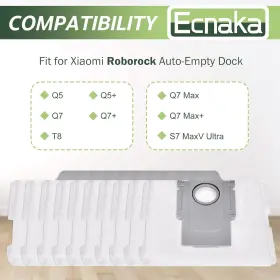 Q7-10P ECNAKA Pack Dust Bag Roborock Maxv Ultra Pro #2 Q7-10P ECNAKA Pack Dust Bag Roborock Maxv Ultra Pro #2