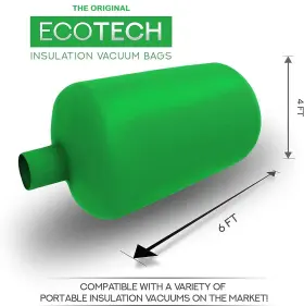 850056619578 ECOTECH Insulation Vacuum Bags Removal Dust #2