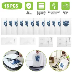 Fjm-gn EEEKIT Vacuum Cleaner Dust Bags Filter Miele