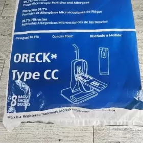 836301007130 ENVIROCARE Oreck Upright Vacuum Bags Pack #2 836301007130 ENVIROCARE Oreck Upright Vacuum Bags Pack #2