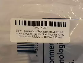 839-9 ENVIROCARE Micro Filtration Vacuum Bags Kirby Diamond #3 839-9 ENVIROCARE Micro Filtration Vacuum Bags Kirby Diamond #3