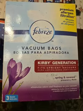 17043 FEBREZE Kirby Vacuum Bags Pack Spring Renewal