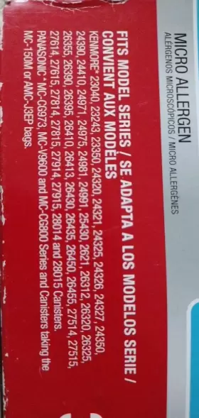 68700A FILTRETE Box Vacuum Bags Kenmore Panasonic #3