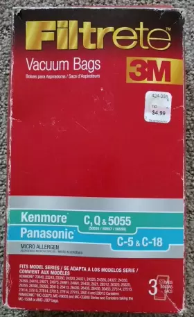68700A FILTRETE Box Vacuum Bags Kenmore Panasonic