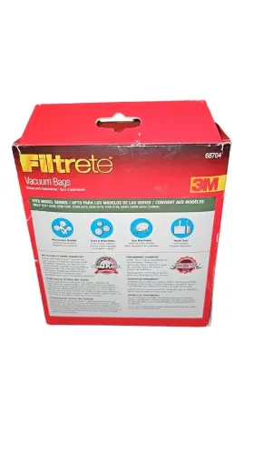 68704-2 FILTRETE Vacuum Bags Miele Fjm Filters Synthetic #2