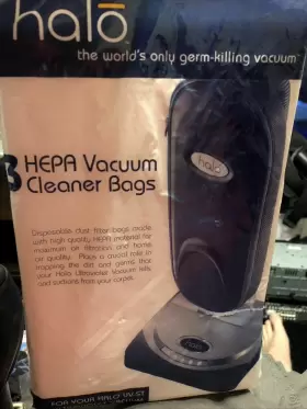 893751001095 HALO Hepa Vacuum Cleaner Bags Uv Ultraviolet