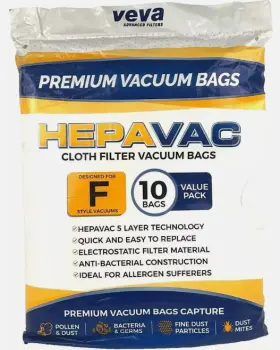 KBVF-10 HEPAVAC Filter Vacuum Bags