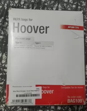 AH1000 HOOVER Hepa Bag Vacuum Total Canister