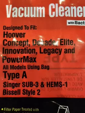075638003174 HOOVER Circuit Vacuum Cleaner Bags Pack Decade #3