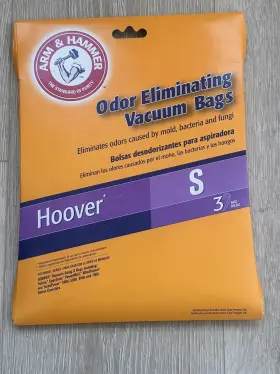 62607 HOOVER Inchs Odor Eliminating Paper Vacuum Bags Pack