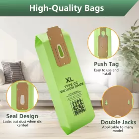 711181314267 ISINLIVE Vacuum Bags Oreck Upright Vac #3 711181314267 ISINLIVE Vacuum Bags Oreck Upright Vac #3