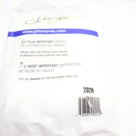202H JOHNNY VAC Hepa Microfilter Vacuum Bag 202H JOHNNY VAC Hepa Microfilter Vacuum Bag