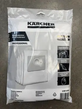 6.907-479.0 K-RCHER Pack Karcher Vacuum Fleece Filter Bags Nt