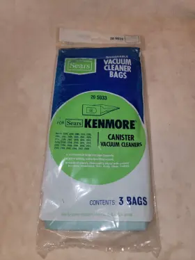 205033 KENWORTH / SEARS Kenmore Canister Vacuum Cleaner Bags #2