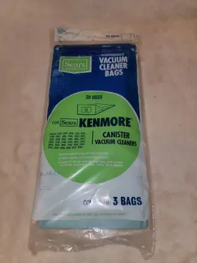 205033 KENWORTH / SEARS Kenmore Canister Vacuum Cleaner Bags