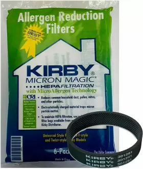 022561360218 KIRBY Hepa Micron Magic Bags Vacuum Avalir Belt