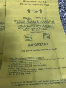 19067903 KIRBY Vacuum Bags Cleaner #2