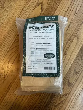 197301 KIRBY Pack Hepa Filtration Vacuum Bags Ultimate Micron