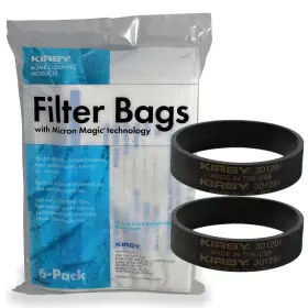 204811-301291-2 KIRBY Vacuum Cleaner Bags Pack Belts Hepa
