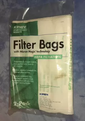 205814A KIRBY Micron Magic Hepa Filter Bags Twist Vacs