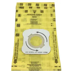 437612S KIRBY Vacuum Cleaner Bags Disposable Paper Mount