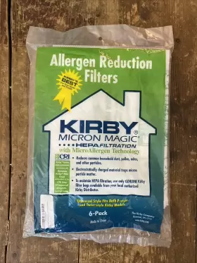 842151109832 KIRBY Pack Twist Filters Vacuum Bags Micron