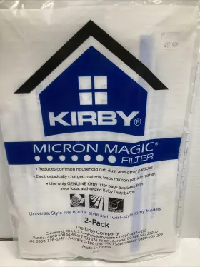 842151109870 KIRBY Micron Magic Vacuum Bags Twist Pack