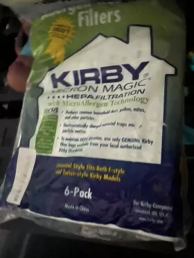 K-204814 KIRBY Micron Magic Hepa Filter Vacuum Bags Pack
