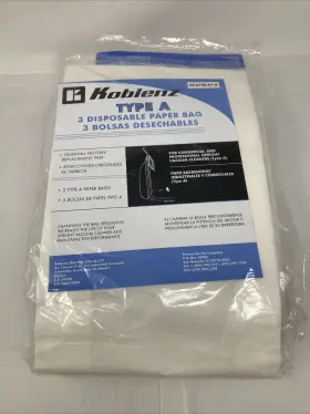 45-0766-01-9 KOBLENZ Disposable Paper Vacuum Bag 45-0766-01-9 KOBLENZ Disposable Paper Vacuum Bag