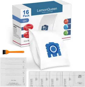 313035954997 LEMONQUEEN Pack Airclean Dust Bags Miele Gn
