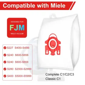 767065922394 LEMONQUEEN Pack Airclean Fjm Bags Miele Classic #2