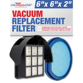 ER364 LIFESUPPLYUSA Vacuum Filter Exhaust Hepa Hoover Kit