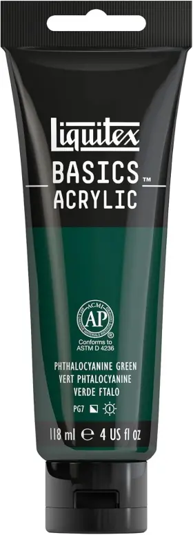 1046317 LIQUITEX Basics Acrylic Paint Tube Phthalocyanine