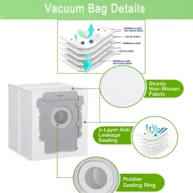 767791202166 MALHSLIX Pack Vacuum Bags Irobot Roomba #3
