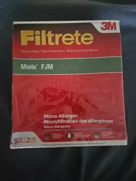 023169122925 MIELE Filtrete Fjm Set Vacuum Bags Filters 023169122925 MIELE Filtrete Fjm Set Vacuum Bags Filters