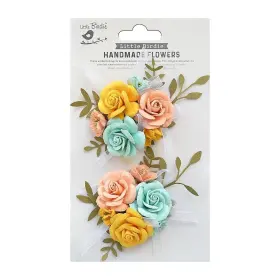 5A0029DB-79437 NICOLE CRAFTS Pack Birdie Arion Paper Flowers