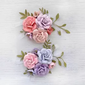 ARION-79433 NICOLE CRAFTS Pack Birdie Paper Flowers Fairy #2