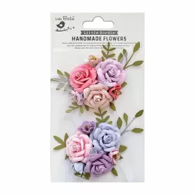 ARION-79433 NICOLE CRAFTS Pack Birdie Paper Flowers Fairy