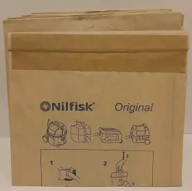 82222901 NILFISK Eleven Vacuum Bags Gd Cdb