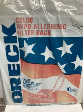 010-0248 ORECK Celoc Allergenic Vacuum Bags