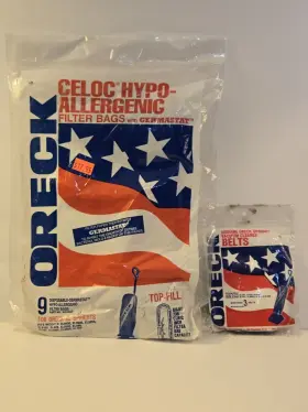 010-0604 ORECK Upright Vacuum Bags Belts