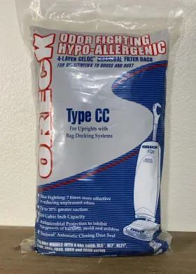 Type-cc ORECK Bags Odor Allergenic Filter Vacuu Type-cc ORECK Bags Odor Allergenic Filter Vacuu