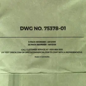 75378-01 ORECK Vacumm Bag Docks #3