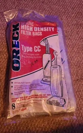 75580-01 ORECK High Density Filter Bags Vacuum Cleaner