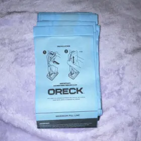 9884 ORECK Standard Filter Vacuum Bags Disposable Paper