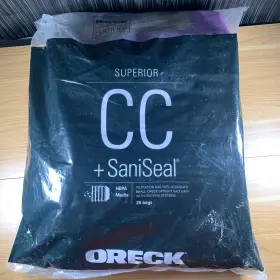 AK1CC25H ORECK Superior Saniseal Hepa Media Bags Upright AK1CC25H ORECK Superior Saniseal Hepa Media Bags Upright