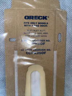 CCPK25OF ORECK Pack Bags #2