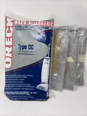 CCPK80K ORECK Pack Hypoallergenic Filter Vacuum Cleaner Bags