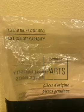 MC1000 ORECK Canister Vacuum Bags High Density Filter Pack #3 MC1000 ORECK Canister Vacuum Bags High Density Filter Pack #3